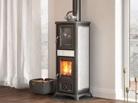Печь-камин La Nordica Gemma Forno 165 ceramica elegance Bianco Infinity (белый)