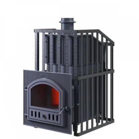 Чугунная банная печь Гроза 24 (П) Ураган