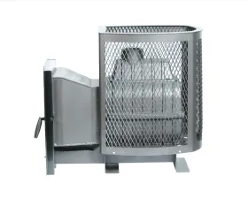 Чугунная банная печь Сибирь-20 ПРО. Панорамная дверца (сетка) Чугунная банная печь Сибирь-20 ПРО. Панорамная дверца (сетка)