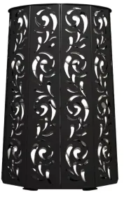 Стальная банная печь Violet Short Window Max Pro