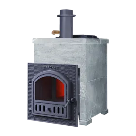 Чугунная банная печь Гроза 24 (П) Классика Талькохлорит