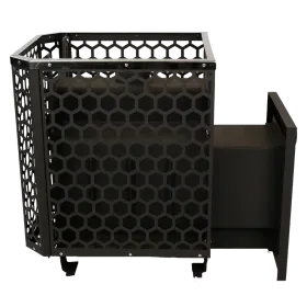 Банная печь Грация 20 с Сеткой СОТЫ и Стеклом