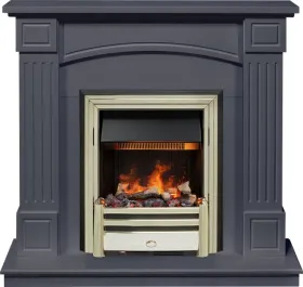 Каминокомплект Boston - Серый графит (Высота 925см) с очагом Cavendish