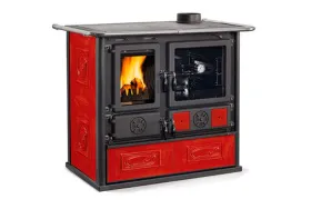 Печь-камин La Nordica Rosa 5.0 Ceramica Liberty - Bordeaux (бордовый)