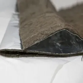 Базальтовый картон 1000х600х10мм фольгированный