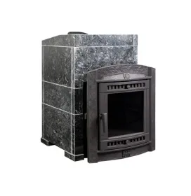Чугунная банная печь Атмосфера L в облицовке «Пироксенит»