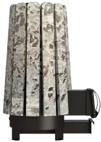 Стальная банная печь Cometa Vega 180 Long Stone (Серпентинит)