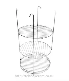 Этажерка трёхъярусная с миской 280мм