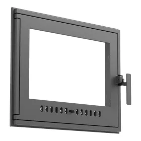 Дверка каминная герметичная ДКГ-11С, со стеклом