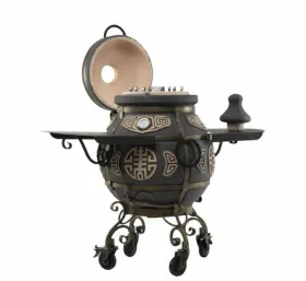 Керамический тандыр Шар цвет Черный