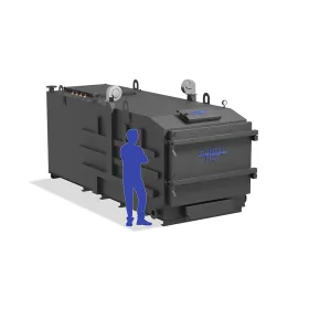 Промышленный твердотопливный котел Huntel Hot BIO 350