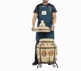 Керамический тандыр Урал цвет Слоновая кость