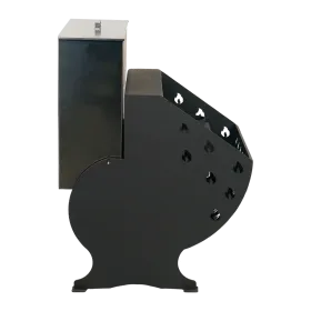 Банная печь ТРИО 24 куб. МД со стеклом (прав)