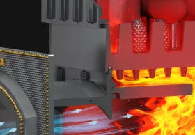 Чугунная банная печь Гроза 24 (М) Классика Змеевик