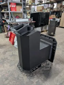 Стальная банная печь ОКТА 20 ЗК сетка, сталь 5/10 мм