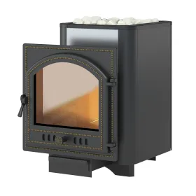 Чугунная банная печь Сенсация 22 Антрацит (205) Чугунная банная печь Сенсация 22 Антрацит (205)