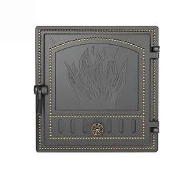 Чугунная каминная дверка ВЕЗУВИЙ 281 (Бронза)