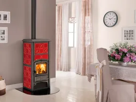 Печь-камин La Nordica Loriet S D.S.A BORDEAUX (бордовый)