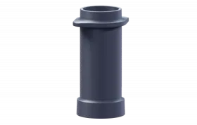 Чугунная НИЖНЯЯ труба для шибера ИСКАНДЕР 115/500