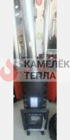 Банная печь Арабеска Inox Люмина черная бронза