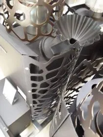 Банная печь Аврора Газ Inox БСЭ ЗК Иллюминатор черная бронза Банная печь Аврора Газ Inox БСЭ ЗК Иллюминатор черная бронза