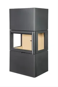 Печь-камин Крит черный