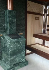 Чугунная банная печь-комплект Grom 80 (П2)