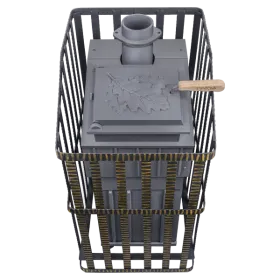 Чугунная банная печь Гроза 24 (П) Ураган