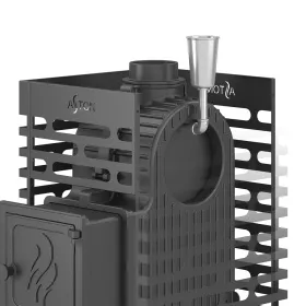Чугунная банная печь ASTON Шторм 16 (ДТ-4С) б/в