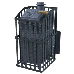 Чугунная банная печь Гроза 18 (П2) Ураган