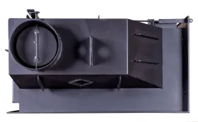 Каминная стальная топка Альфа 800 R два стекла правая