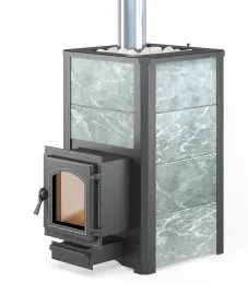 Чугунная банная печь Легенда 28 (270) талькохлорит 400х200х20 мм