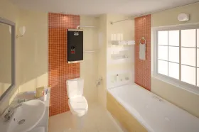 Электрический котел Спутник 9 кВт Черный