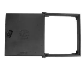 ДТУ-4Рс Чугунная дверка топочная уплотненная "Русский собор" неокрашенная 270х296х75