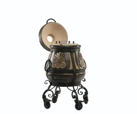 Керамический тандыр Греческий цвет Малахит