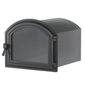 Стальной духовой шкаф с чугунной дверцей ВЕЗУВИЙ 217 (Антрацит)