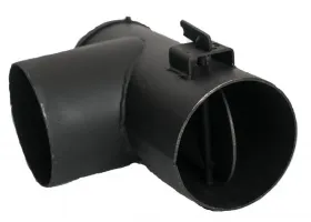 Переходник с шибером 90 градусов ф150 мм круглый круглый Переходник с шибером 90 градусов ф150 мм круглый круглый