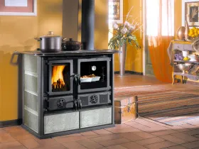 Печь-камин La Nordica Rosa 5.0 Petra Natural Stone (в камне)