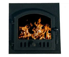 Чугунная каминная дверца Евро 545х545