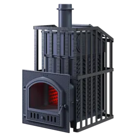 Чугунная банная печь GFS ЗК 45 (П) Ураган