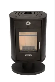 Стальная печь-камин Сибирь 10 кВт