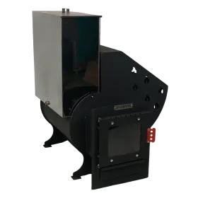 Банная печь ТРИО 24 куб. МД со стеклом (лев)