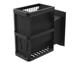 Стальная банная печь Сетка 18 С