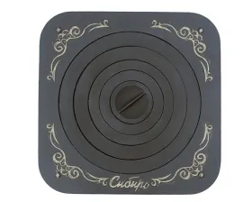 Печь под казан Сибирь с чугунной плитой и дверцей