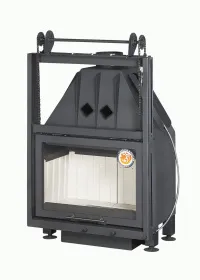 Каминная стальная топка Альфа 700 К с контргрузом