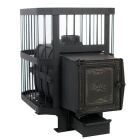 Чугунная банная печь Сибирь 18 универсальная чугунная дверца сетка Чугунная банная печь Сибирь 18 универсальная чугунная дверца сетка