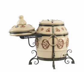 Керамический тандыр Урал цвет Слоновая кость