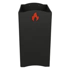 Банная печь Огонь с аркой 12 куб.м. МД  с-я КУЗБАСС 8мм