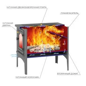Печь отопительная Везувий В9С