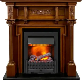 Каминокомплект Oxford - Орех с очагом Danville Black FB2